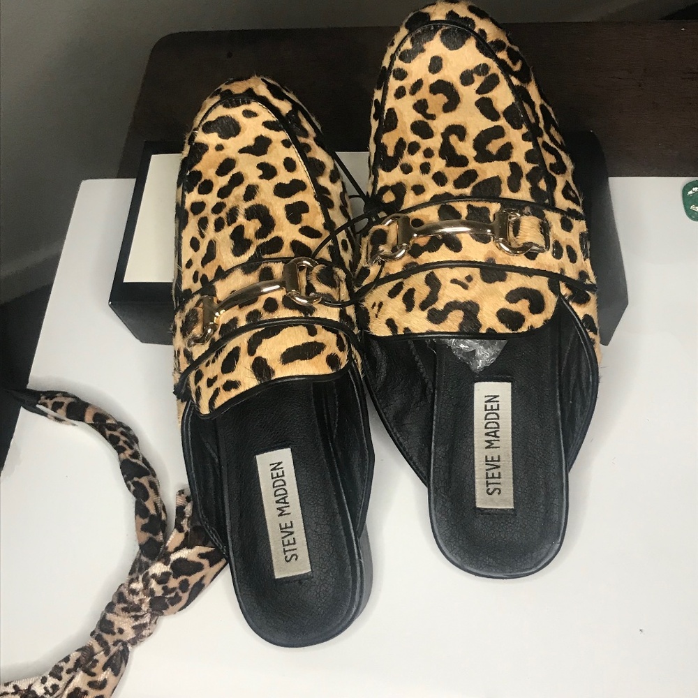 Trending animal print loafers